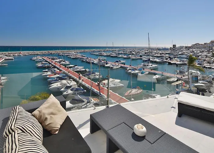 306 -luxury Selection- Puerto Banus Front Line Penthouse * Marbella