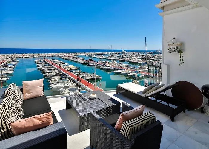 306 -luxury Selection- Puerto Banus Front Line Penthouse * Marbella